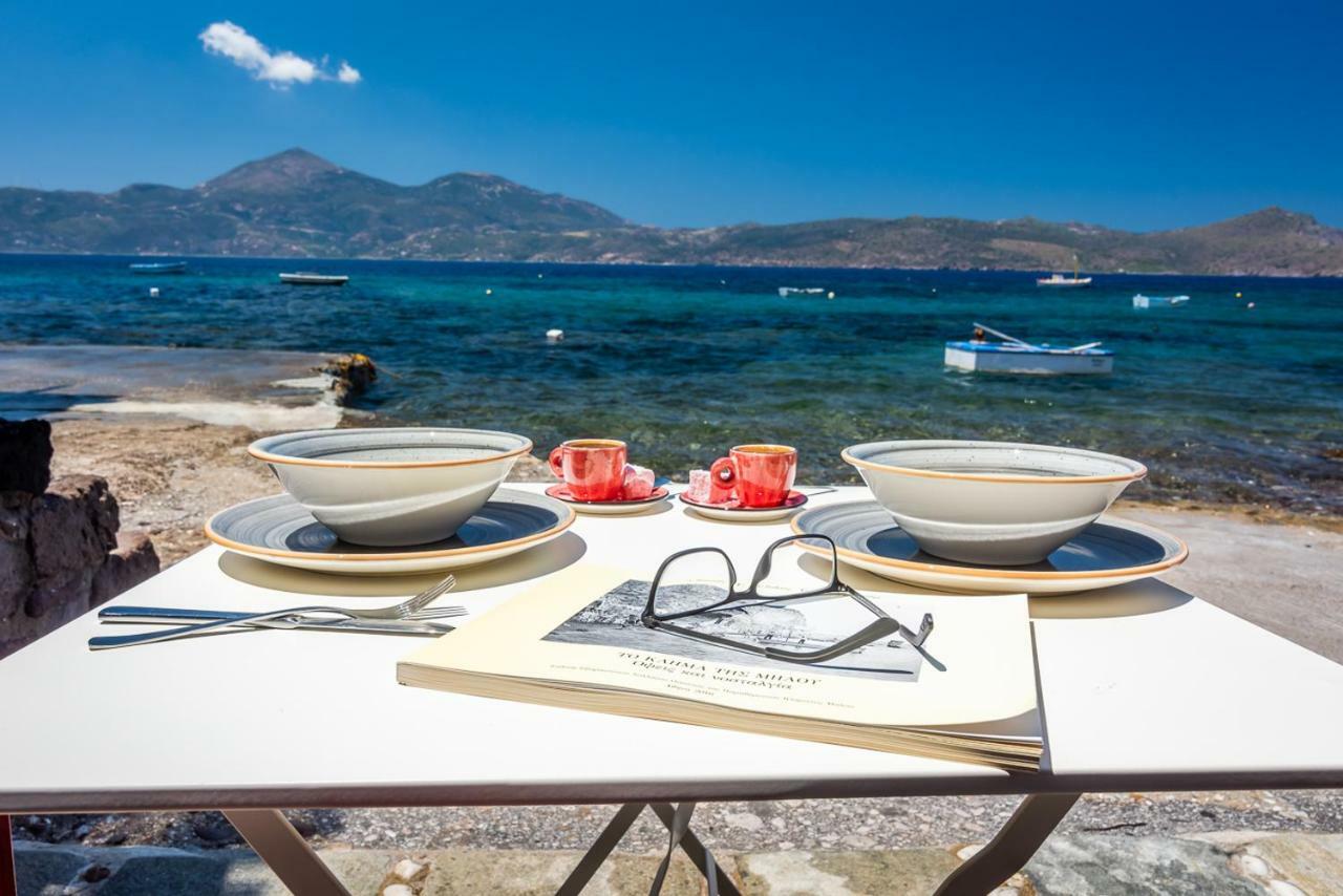 Klima  Neosikos Amazing Beach House In Milos Islandヴィラ エクステリア 写真