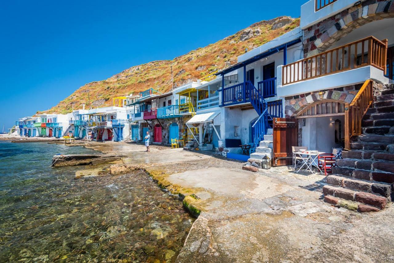 Klima  Neosikos Amazing Beach House In Milos Islandヴィラ エクステリア 写真