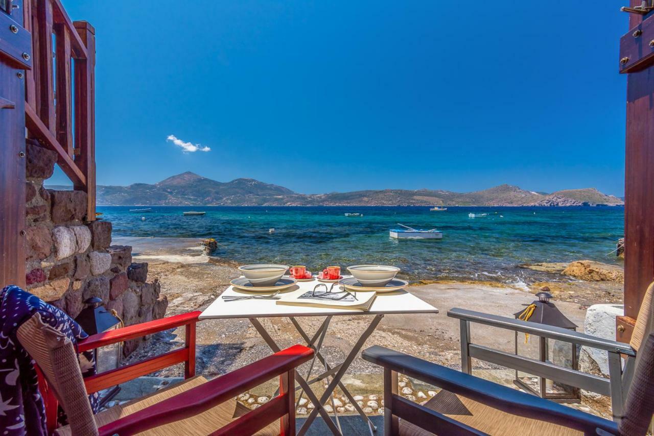 Klima  Neosikos Amazing Beach House In Milos Islandヴィラ エクステリア 写真